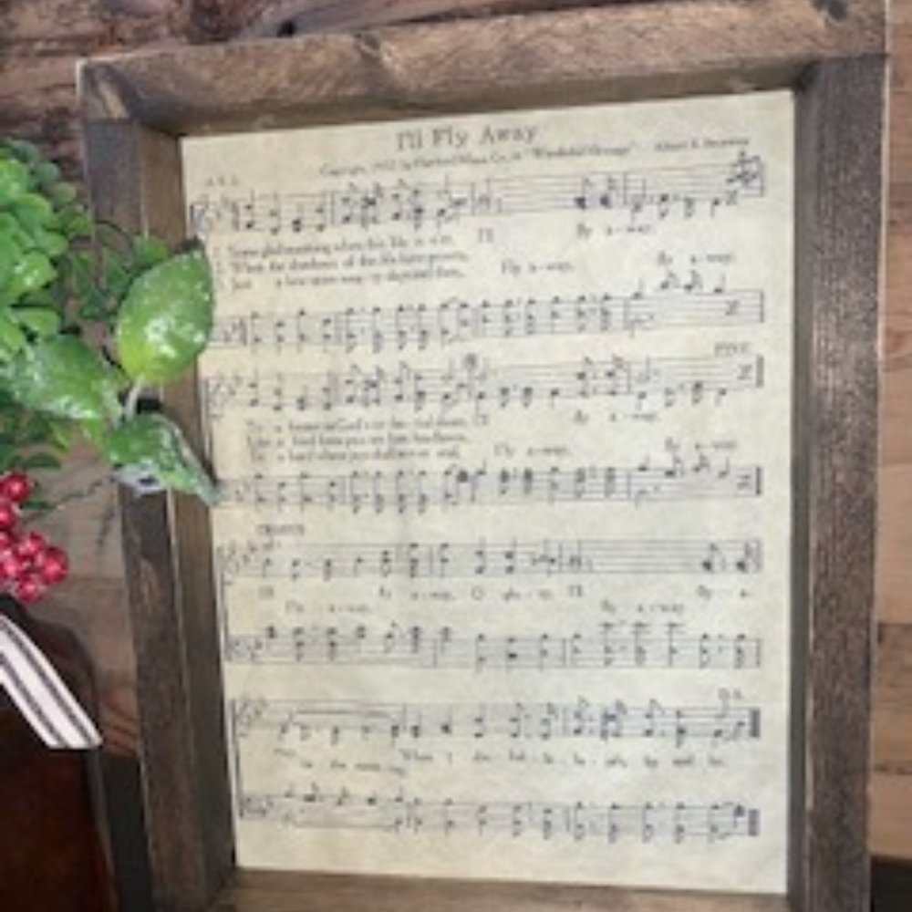 Framed Hymn // I'll Fly Away